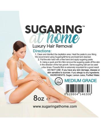 Sugaring Paste Kit with Applicator and Gloves Set for Easy DIY Sugar Waxing at Home - Buy Online on GoSupps.com