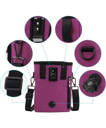 XL Waterproof Dog Feeding Bag - Perfect for Treats & Agility Training | Pink Rosarot - Buy Online on GoSupps.com