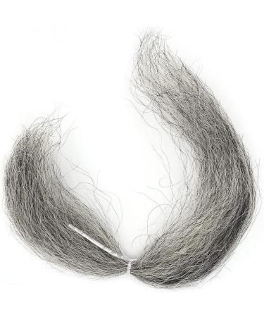 8g Reusable Fake Face Beard Mustache Simulation Film Makeup Special Effect False Beard Halloween Christmas Fancy Costume Fake Mustache Set for Costume Halloween Party Supplies(Gray) - Buy Online on GoSupps.com