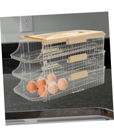 Alipis Clear Automatic Stackable for Plastic Fridge Dispenser Storage Tray Multi-Layer Organizer with - Buy Online on GoSupps.com