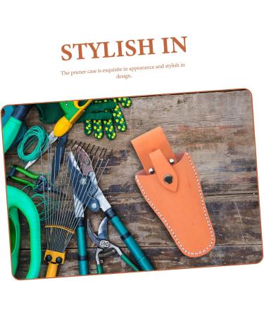 Fomiyes 3-St Garden Shear Belt Bag | Premium Leather Sheath for Garden Scissors - Durable & Stylish Pocket Holder - Buy Online on GoSupps.com