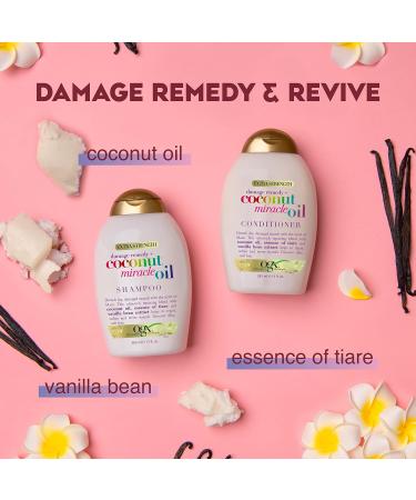 OGX Coconut Miracle Oil Extra Strength Shampoo & Conditioner Duo - 2 Pack - Buy Online on GoSupps.com