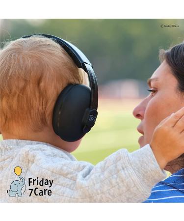 Friday 7Care Baby Ear Protection Noise Cancelling Sound Proof Infant Headphones Baby Travel Essential Baby Ear Muffs  Infant Noise Protection - Black - Buy Online on GoSupps.com