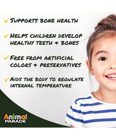 Nature's Plus Animal Parade Mag Kidz â€“ Children's Magnesium Supplement, Natural Cherry Flavor, 0.37 lb - Buy Online on GoSupps.com