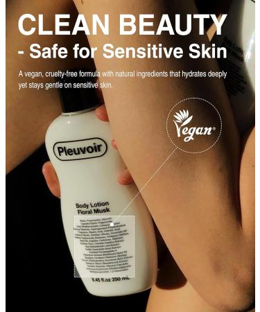 Pleuvoir Luxury Perfume Body Lotion Floral Musk - French MANE Fragrance (Tuberose & Musk) Non-Greasy Fast-Absorbing Moisturizing with Ceramide 5-Hyaluronic Acid Wildflower Scent 8.45 fl.oz Creamy Musk Wildflower Garden - Buy Online on GoSupps.com
