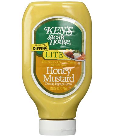 Ken's Steak House LITE Honey Mustard Dressing Topping & Spread - 24 oz