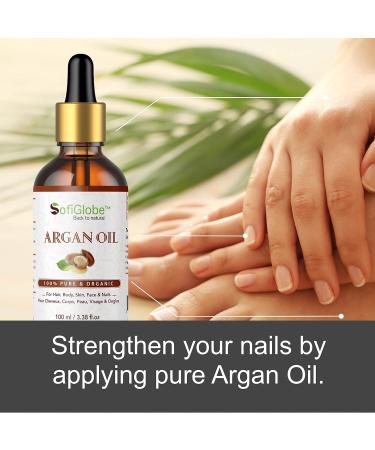 Argan Oil from Morocco 100% pure cold pressed organic and unrefined. Your best cosmetic care for hydrated skin smooth hair and healthy nails. in a dark glass bottle and a dropper. 50 ml (Pack of 1) - Buy Online on GoSupps.com