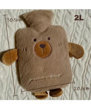 Siyecioa Large 2L Hot Water Bottle with Soft Cover | Pain Relief for Belly Back & Legs | Perfect Gift for Family & Friends - Buy Online on GoSupps.com