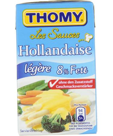 Thomy Les Sauces Hollandaise L g re (6 x 250 ml) - Authentic French Sauce for Gourmet Dishes - International Shipping Available - Buy Online on GoSupps.com