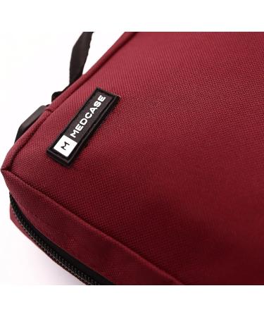 MEDCASE Insulin Cooler Travel Case - Portable Bag for Diabetic Supplies & Medicine - TSA Approved (Maroon) - Buy Online on GoSupps.com