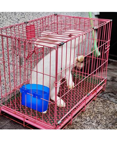 30 Pcs Cage Cups Bird Feeders - Hanging Waterer & Food Bowl for Pet Birds & Poultry - Blue - Buy Online on GoSupps.com