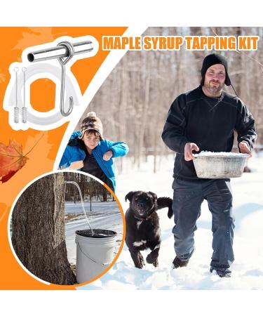 Premium Stainless Steel Maple Syrup Taps - Reusable Tree Water Taps for Family Farms & Gardens - Buy Online on GoSupps.com