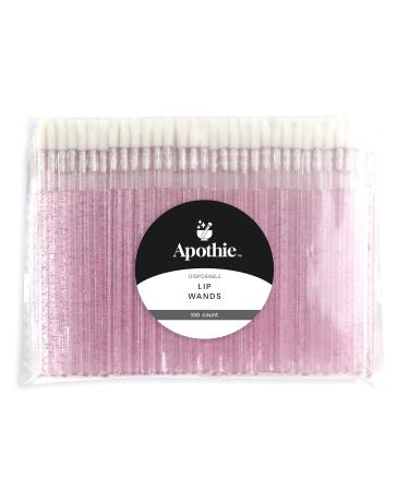 200 Disposable Lip Applicators Lint-Free Doe Foot Wands for Lip Gloss & Lash Extensions | Beauty Starter Kit - 200 Rose Pink Brushes - Buy Online on GoSupps.com