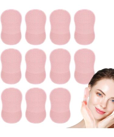 Veeteah Face Scrubber Manual - Deep Cleaning Face Scrubbing Silicone Brush Manual Massaging Face Scrubber with Soft Bristles for Camping Travelling Pink - Buy Online on GoSupps.com