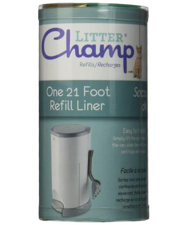 Lucky Champ Litter Champ Refill Liner - Single Pack by Lucky Champ Green Green 1 Count (Pack of 1)