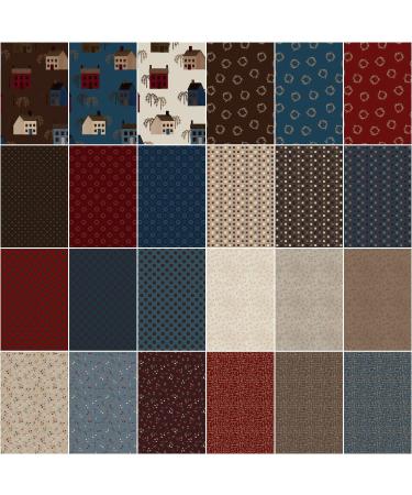 Karen Walker Huckleberry Saltbox Rolie Polie 40 2.5-inch Strips Jelly Roll Riley Blake RP-14350-40 - Buy Online on GoSupps.com