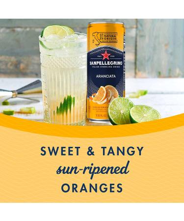 Sanpellegrino Aranciata Sparkling Orange Drink 24-Pack - 11.15 Fl Oz Cans - Buy Online on GoSupps.com