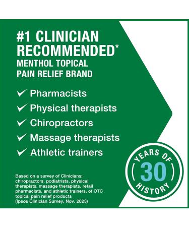 Biofreeze Pain Relief Patches - Day & Night Knee Back & Muscle Relief | FSA Eligible | 9 Menthol Patches - Buy Online on GoSupps.com