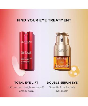 Clarins NEW Total Eye Lift | Anti Aging Eye Cream | Targets Wrinkles Crow's Feet Dark Circles and Puffiness For a Visible Eye Lift in 30 Seconds | REFILLABLE Total Eye Lift 0.5 Oz - Buy Online on GoSupps.com