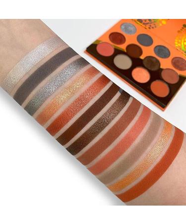 Juvia's Place Corals & Peachy Neutrals Eyeshadow Palette - 12 Shades, Highly Pigmented Professional Eye Makeup - Buy Online on GoSupps.com