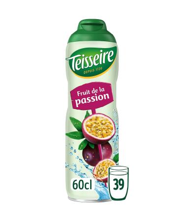 Teisseire Passion Fruit Syrup for Refreshing Drinks Cocktails Recyclable Bottle (Pack of 1)