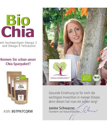 Organic Chia Seeds - Certified Organic Quality (DE- KO-022) 500g - Superfood for Healthy Living - Buy Online on GoSupps.com