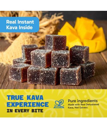 Fiji Vanua Kava GUMM-Ease Mango Instant Kava Kava Gummies for Relaxation On-The-Go Non-GMO 20 Gummies 3.52 oz (100 g) - Buy Online on GoSupps.com