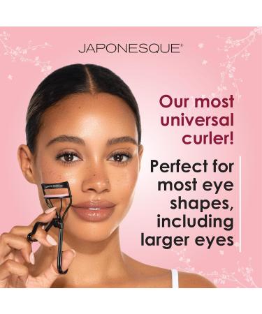 JAPONESQUE Professional Volumizing Lash Curler - Perfect for Natural & False Lashes | Lasts Up to 8 Hours | Includes Refill Pad - Buy Online on GoSupps.com