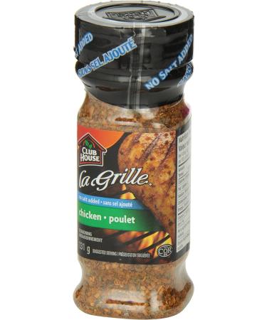 Club House La Grille Grilling Made Easy Chicken Seasoning Salt-Free 131g - Buy Online on GoSupps.com