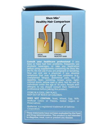 Shen Min Hair Advance for Men - 60 ct | Premium Hair Growth Supplement for Stronger Thicker Hair | Fast International Shipping - Buy Online on GoSupps.com