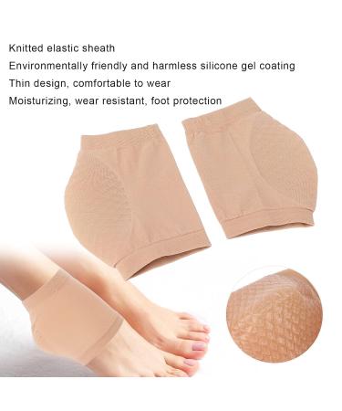 Toe-Free Spa Socks for Dry Cracked Heels | Breathable Silicone Coating | Perfect for High Heels & Long Wear - Shop Internationally - Buy Online on GoSupps.com