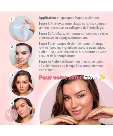 MB Cosmetics Masque au collag ne avec acide hyaluronique niacinamides et probiotiques masque visage hydratant en hydrogel pour r duire les rides. Ultra-concentr 52 000 ppm 1 pi ce 1 pi ce (lot de 1) - Buy Online on GoSupps.com