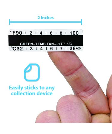 Temperature Strips for Urine Drug Testing: 25 Pack - Accurate Results Guaranteed - Buy Online on GoSupps.com
