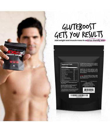 Gluteboost ThickFix XXL 1500 Mg All-Natural Plant-Based Weight Gainer & Appetite Stimulant for Curves - Women's Muscle Enhancing Protein Powder - 1 Month Supply - Buy Online on GoSupps.com