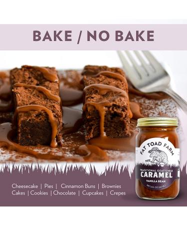 Fat Toad Farm Vanilla Bean Goats Milk Caramel Sauce - 8fl oz Jar (Pack of 1) - Buy Online on GoSupps.com