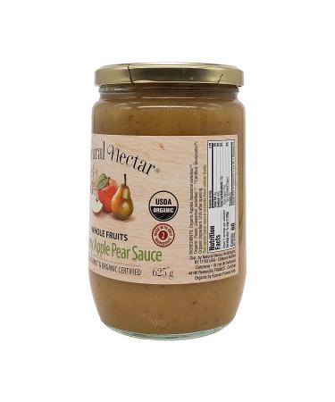 Natural Nectar Biodynamic Apple Sauce with Pear - 22 Oz | Organic & Healthy Snack - Buy Online on GoSupps.com