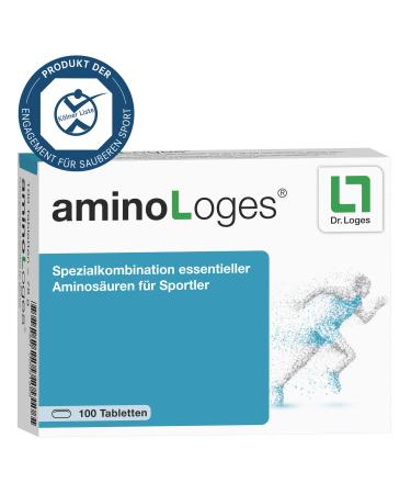 aminoLoges - 100 tablets - special combination of all BCAA and other sports-relevant amino acids 100 pcs