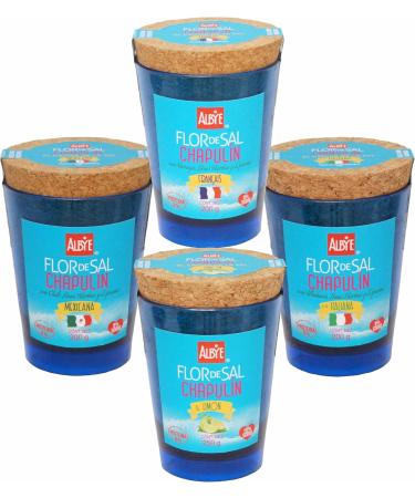 Fleur de Sel of Chapuline to the Lemon Protein10% Low Sodium 10% Unbreakable Tumbler with 250 g(8.8oz) for Beer Tequila Mezcal Cocktails & Gourmet Saucers. The Caviar of Salt - Buy Online on GoSupps.com