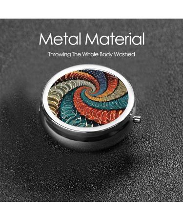Bear Dancing Tie Dye Mini Pill Box | 3 Compartment Travel Organizer | Portable Medicine Case for Home & Office - Buy Online on GoSupps.com