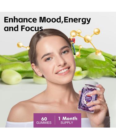 Well&Whole Grass Fed Beef Liver Gummies and Dopamine Supplements for Mood Focus and Energy - Buy Online on GoSupps.com