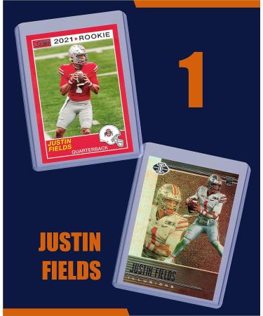 Justin Fields Rookie Cards Bundle - Chicago Bears Football Trading Cards (3 Cards) - Gift Set - Buy Online on GoSupps.com