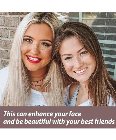 10pcs Waterproof Freckle Tattoo Sticker - Lifelike Fake Freckle Patch for Makeup Party, Festival - Woman's Beauty Accessory - Buy Online on GoSupps.com