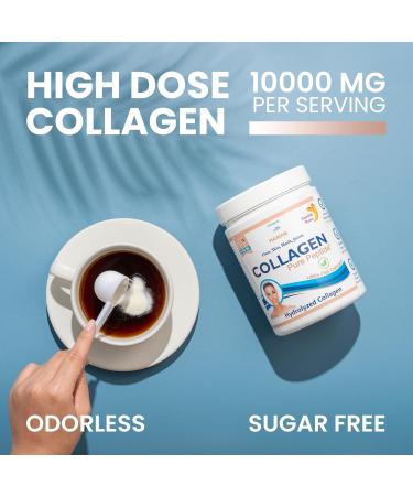 Swedish Nutra AB Swedish Nutra Hydrolyzed Marine Collagen 10000mg Powder Supplement 300g Pack 30 Day Supply Pure peptide for healthy hair skin nails and joints I 100 natural and 300 g Pack of 1 - Buy Online on GoSupps.com