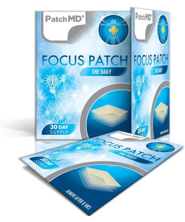PatchMD Focus Patch - 30-Day Supply | Topical Patch for Concentration - Buy Online on GoSupps.com