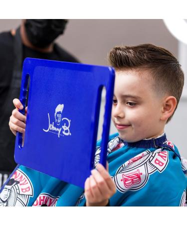 Johnny B. Large Handheld Rectangular Mirror with Double Handle - Perfect for Barbers, Hairdressers, and Home Use - Buy Online on GoSupps.com