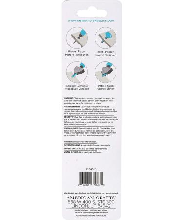 We R Memory Keepers Brad Setter & Piercing Tool - White | Crafting Essential - Buy Online on GoSupps.com