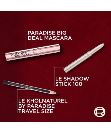  L'Oreal Paris L'Or al Paris gift set: Big Deal Black Mascara Paradise Le Khol Black Eyeliner Pencil Infallible Le Shadow Stick 100 Ice Sparkle Eyeshadow Stick and an elegant velvet Beauty Noir pouch - Buy Online on GoSupps.com