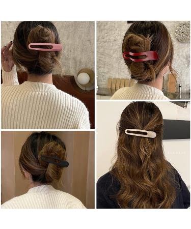 Magicsky 12 PCS Alligator Hair Claw Clips - French Matte Barrette for Thick & Thin Hair | Non-Slip Grip Styling Accessory for Women and Girls - Buy Online on GoSupps.com