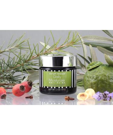 SCRUFF RESCUE Daily Moisturizer for Men | Anti-Aging Face Cream with Organic Rosehip & Retinoic Acid | Natural Woodsy-Citrus Aroma - 2 oz - Buy Online on GoSupps.com