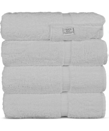Chakir Turkish Linens Turkish Cotton Luxury Hotel & Spa Bath Towel Set - White (Set of 4) - Buy Online on GoSupps.com
